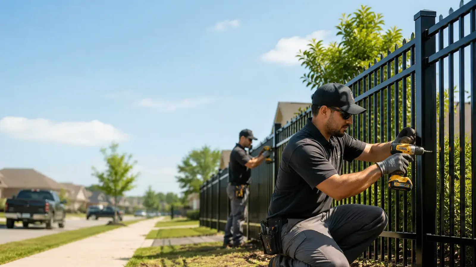 Metal Fence Installation in London, TX